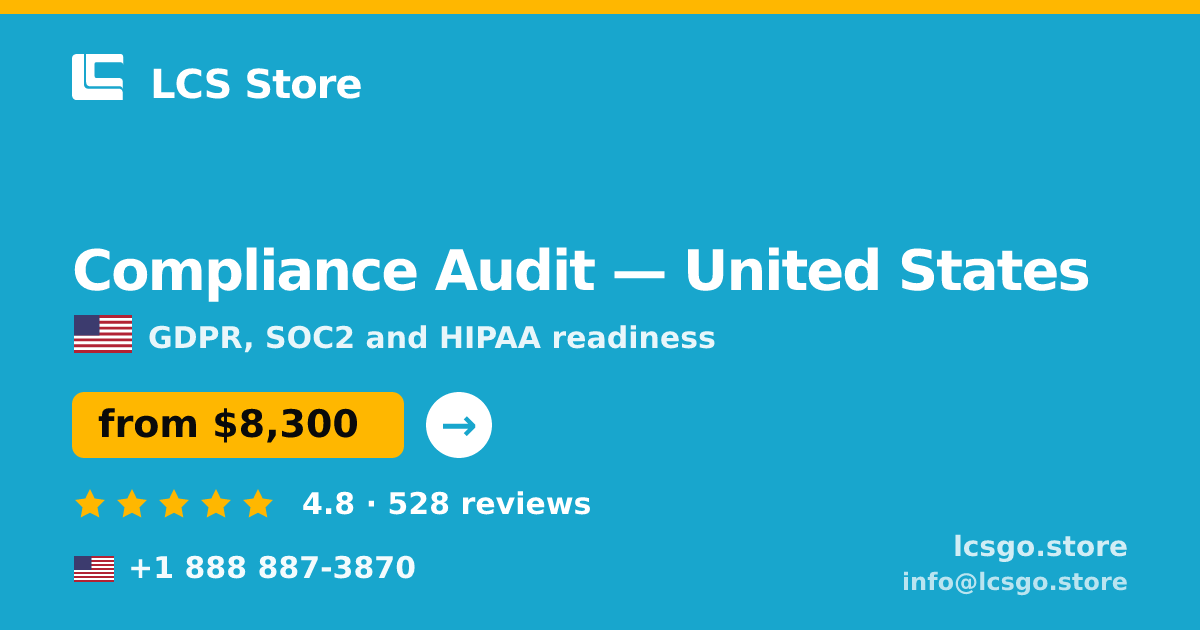 Compliance Audit in Dallas — from $7,900, rated 4.6/5 by 766 clients. LCS Store.