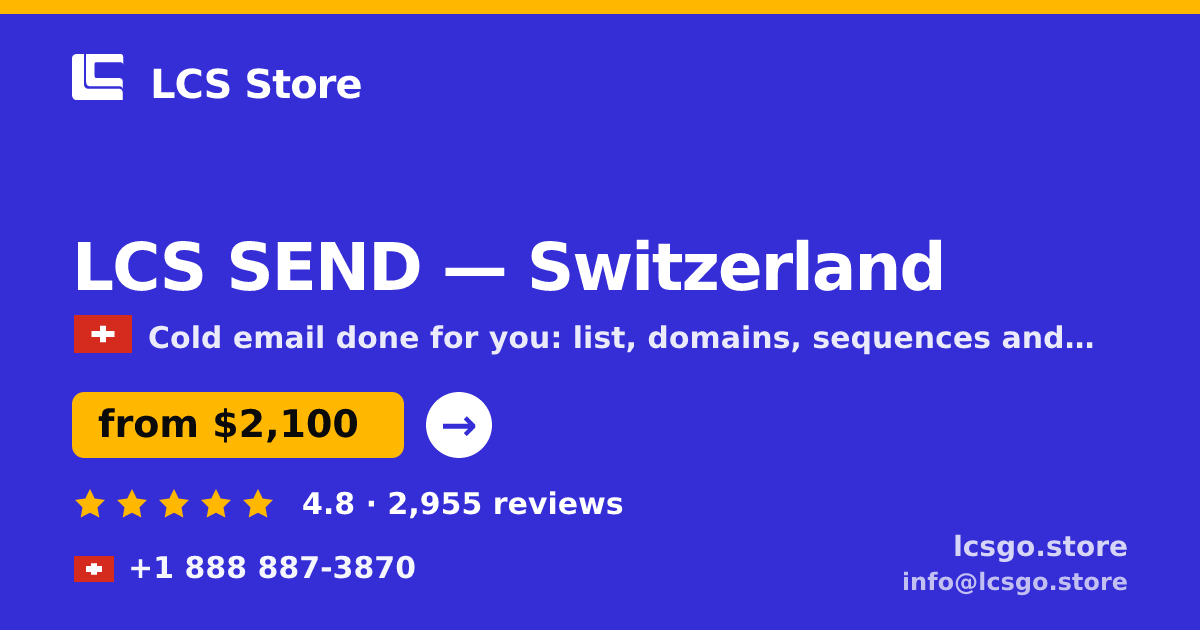 LCS SEND in Basel — from $2,500/mo, rated 4.5/5 by 2027 clients. LCS Store.
